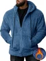 Royaura Fleece Warm Men's Zipper Hoodie