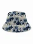 Royaura® Hats Hawaii Coconut Tree Printed Men's Bucket Hat