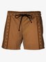 Royaura® Retro 50's Retro Guayaberas Shorts Ethnic Quick-Drying Beach Pants Swim Trunks Big Tall